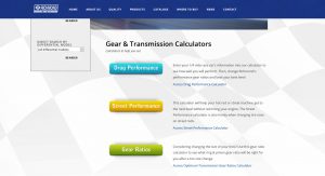 Check Out Richmond Gear's Performance & Gear Ratio Calculators 